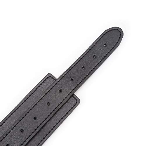 HZT-US Adjustable Wrist and Leg Cuff Leather Strap, Fun Toy Bed with Handcuffs, Crystal Finger cot for a New Passion