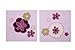 NoJo 2 Piece Canvas Art, Pretty in Purple
