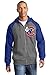 Monond Thats Cub Flying a W Fullzip Hoodie (Small) Grey/Blue