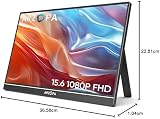 ARZOPA 15.6 Inch Portable Monitor 1920x1080 IPS USB C HDMI Kickstand view 8