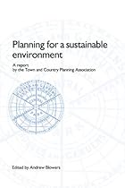 Planning for a Sustainable Environment