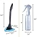 DEDC Windshield Window Cleaner Tool Kits, Car Window Cleaner Brush Auto Glass Wiper with Detachable Microfiber Cloth, Spray Bottle