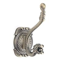 DDV-US Antique Brass Dragon Style Bathroom Towel Hanger Holder Coat Hat Hook Wall Mount