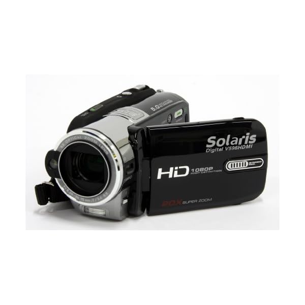 Solaris V596HDMI Ferrania Digital Camcorder (5 Megapixel, 5-Fach Opt. Zoom, 32MB