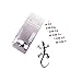 Fashion 3d Gecko Shape Solid Metal Chrome Badge Emblem Decal Car Auto Sticker