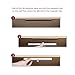 Albrillo Closet Light Motion Sensing Rechargeable Battery Under Cabinet Lighting Stick on 10 LED