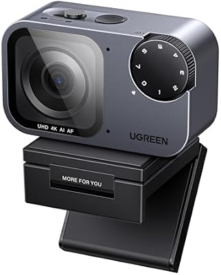 FineCam Pro 4K, Autofokus, KI-Gestensteuerung, mit Objektivdeckel