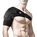 Shoulder Brace - Rotator Cuff Support for Injury Prevention, Dislocated AC Joint, Labrum Tear, Tendonitis and Fracture - Shoulder Compression Sleeve with Pressure Pad for Men（Large）