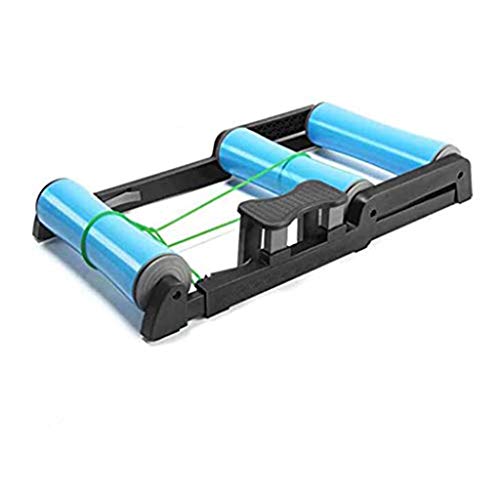 YYDE Bike Trainer Stand Bicycle Rollers Folding Bike Training Stand Trainer, Silent Noise