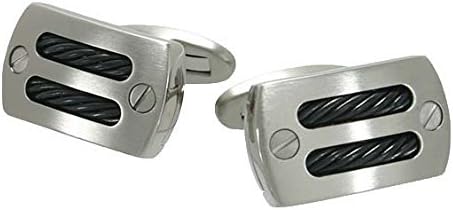 Rising Time Mens Titanium Cuff Link