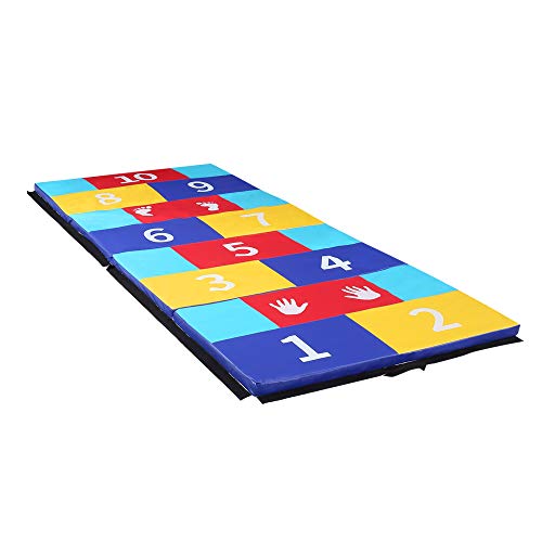 HYD-Parts Folding Gym Gymnastics Mat, 4x10 Tumbling Mats for Home Kids Exercise Fitness Large Floor HYD-Parts Folding Gym Gymnastics Mat, 4x10 Tumbling Mats for Home Kids Exercise Fitness Large Floor