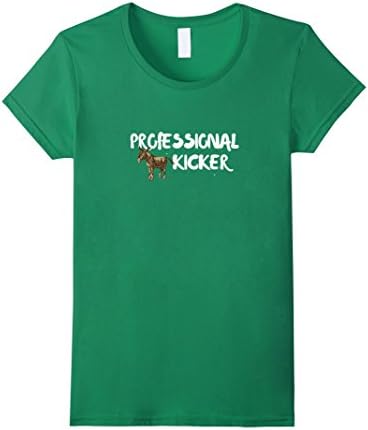 Women's Professional Butt-Kicker Tee, Donkey Butt Kicker T-Shirt XL Kelly Green