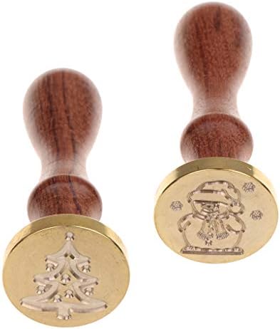 封筒 カード シール ワックス シーリング 手紙 クリスマス 2個 印章 人気ブレゼント はんこ スタンプ 招待状