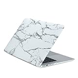 TopCase Air 11-Inch White Marble Rubberized Hard Case for MacBook Air 11