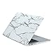 TopCase Air 11-Inch White Marble Rubberized Hard Case for MacBook Air 11