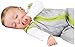 baby deedee 100% Cotton Sleeping Sack, Baby Sleeping Bag Wearable Blanket, Sleep Nest Lite, Infant and Toddler, Heather Gray Lime, Large (18-36 Months)