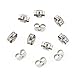 300 Pieces Stainless Steel Butterfly Earring Backs (Silver 5x3.5mm)