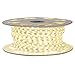 Shine Decor 7x10mm LED Strip Lights, 110V Dimmable Flexible Waterproof Rope Lights, 60LEDs/M, for Indoor Outdoor Ambient Commercial Lighting Decor, Accessories Included, 50ft 4000K Neutral White