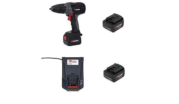 Würth BS 14-A Power - Taladro atornillador inalámbrico con 2 ...
