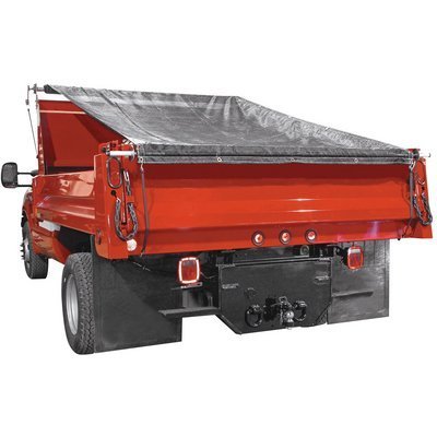 TruckStar Dump Tarp Roller Kit - 7ft. x 18ft. Mesh Tarp, Model# DTR7018
