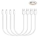 INNLIFE Short Lightning Cable 4Pack 1ft Lightning to USB Cable Short iPhone Charger Charging Cord for iPhoneX / 8/8 Plus / 7/7 Plus / 6/6 Plus / 5s, iPad, iPod and Other iOS Devices(White)