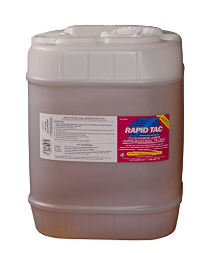 Rapid Tac Decal Application Fluid 5 Gallon Jug (640 Ounces) for Vinyl Wraps Autos Boats Signs Graphics Stickers