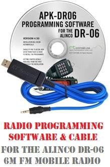 RF Gear 2 Go Alinco DR-06T Mobile Two-Way Radio Programming Software & Cable Kit