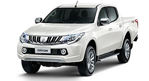 Chrome Headlight Head Light Cover Lamps Trim for NEW Mitsubishi L200 Animal Triton 2015 2016 Lhs+rhs