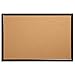 Blue Summit Supplies 24 Inch x 36 Inch Corkboard with Black Wood Frame, Bulletin Board with Included Push Pins for Office, Classroom, or Home, Mounting Hardware Included