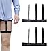 Shirt Stay For Men Clamp Elastic No-slip Shirt Holder for Women (Plastic)