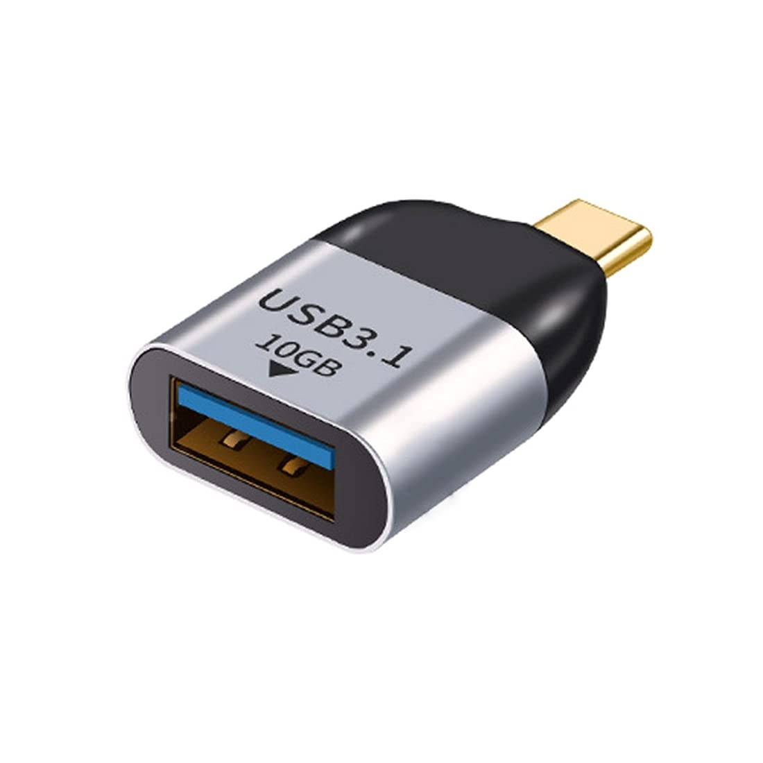 chenyang CY USB C OTG Adapter,USB 3.0 Type A Female to USB 3.1 Type C Male Host OTG Data 10Gbps Adapter for Laptop & Phone