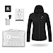 OUTCOOL Women's Heated Jacket with Hood Slim-Fit Heating Jacket (Type: NJK1801)(S)