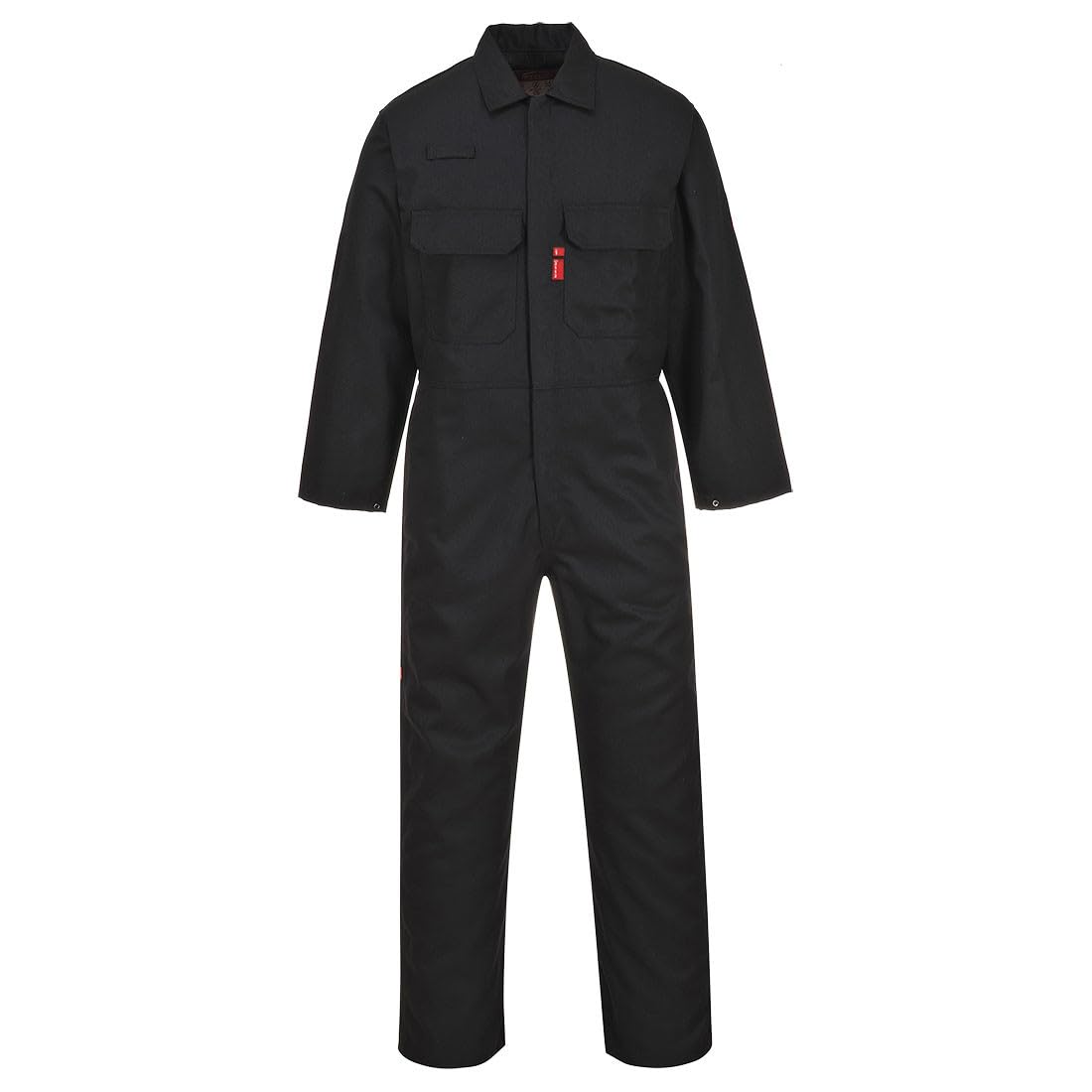 Portwest BIZ1 Men's Protective Workwear Overalls Bizweld FR Coverall Black, Medium