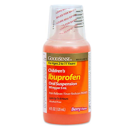 GoodSense Children's Ibuprofen Oral Suspension, 100 mg per 5 mL, Berry