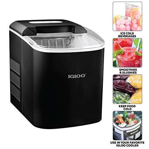Igloo ICEB26BK Portable Electric Countertop 26Pound Automatic Ice