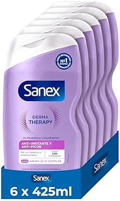 Derma Therapy, Aceite de Ducha Anti-Irritante, Pack 6x425ml