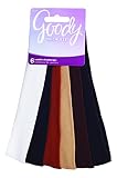 Goody Ouchless Thin Nylon Headwraps, 6 Count