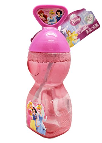 Disney Princess Aurora, Snow White, and Cinderella Bubble Solution & Wand (5oz)