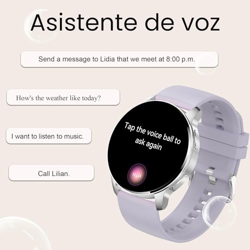 Betatree Smartwatch Woman Man with Bluetooth Calls, 1.32 Inch Smart Fitness Watch, 20 Sports Modes, Pedometer, Sleep Monitor, Heart Rate Monitor Activity Bracelet, Smart Watch for Android iOS