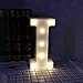 Pooqla Colorful LED Marquee Letter Lights with Remote – Light Up Marquee Signs – Party Bar Letters with Lights Decorations for The Home - Multicolor O