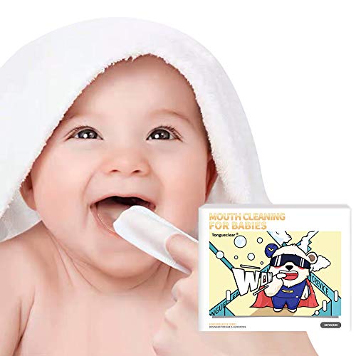 Tongueclear Baby Dry Wipes Tooth and Gum Wipes Baby Tongue Cleaner