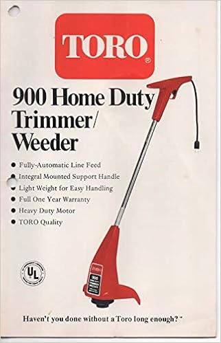toro string trimmer manual