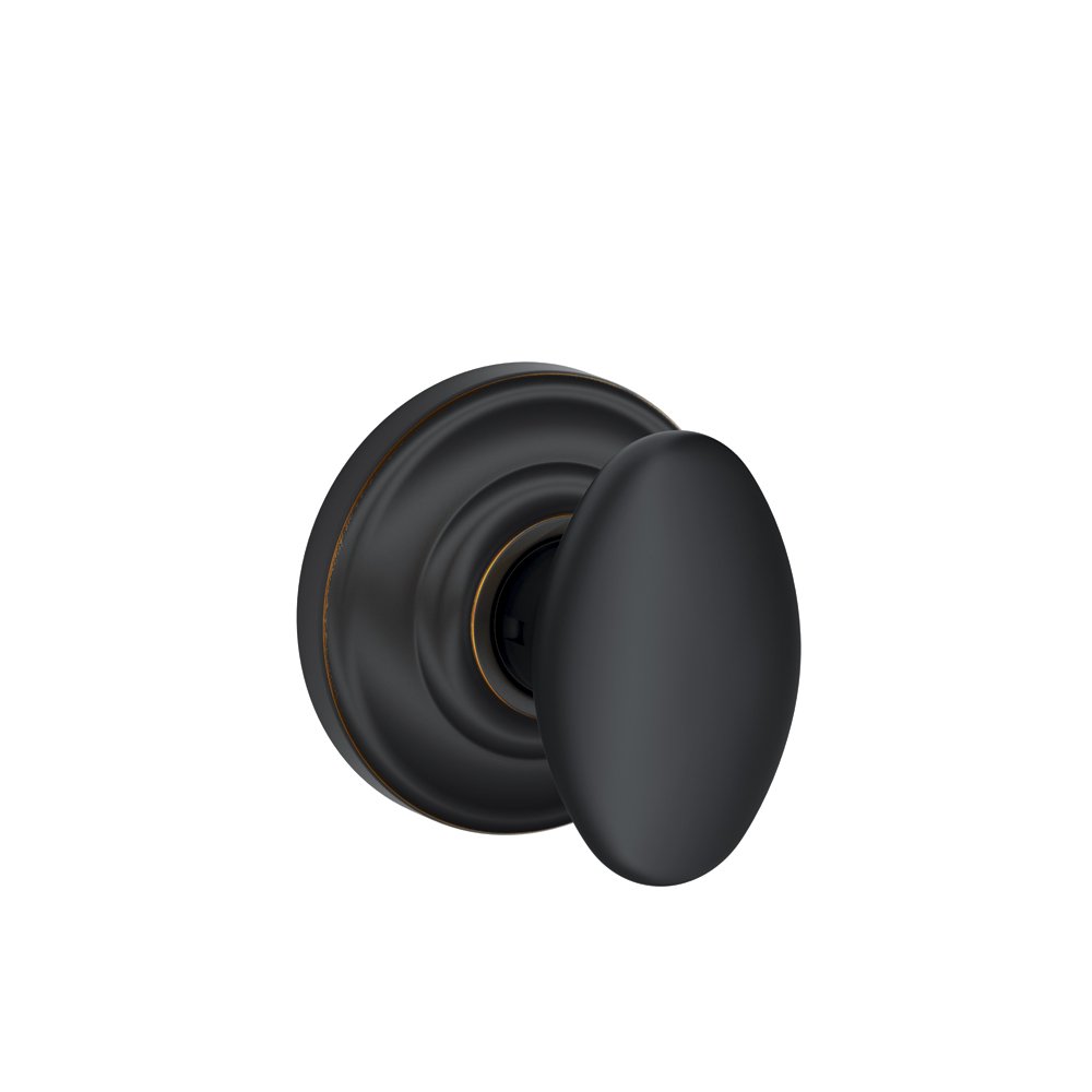 SCHLAGE Siena Passage Knob, Andover Rose, Aged Bronze – FA10DNB716/F10SIE716AND