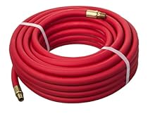 Kuriyama Kuri Tec HS1134E  Series PVC Multi-Purpose Air Hose Assembly, 250 psi, 50' Length x 5/8