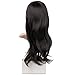 ACELIST 27'' New Women's Fashion Long Full Curly Wavy Glamour Hair Wig + Wig Cap (Black)