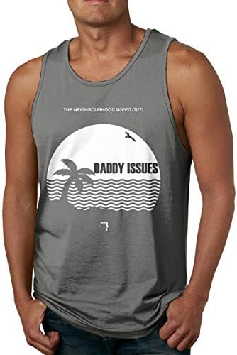 Kemeicle Mens Shirts The Neighbourhood Wiped Out Gym Sport Muscle Sleeveless Tank Top