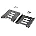 Pasow 2 Pack 2.5" to 3.5" SSD HDD Hard Disk Drive Bays Holder Metal Mounting Bracket Adapter for PC (Bracket) primary