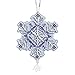 Amethyst Crystal Beaded Counted Cross Stitch Ornament Kit Mill Hill 2012 Snow Crystals MH162303