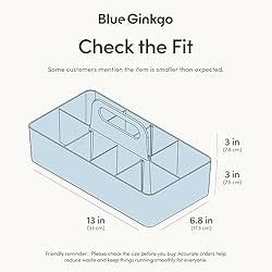 BLUE GINKGO Stackable Organizer Caddy