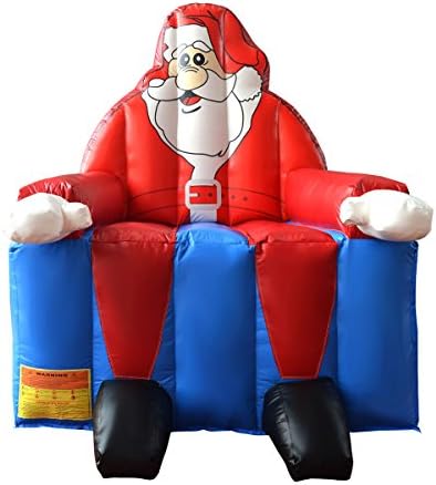 Inflatable Santa Claus Bounce House Castle Jumper Moonwalk Bouncer w/out Blower